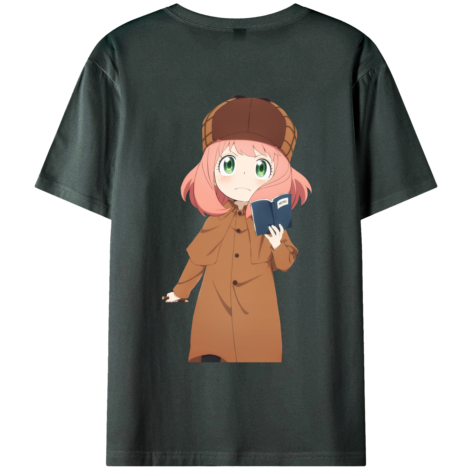 （画像用） SPY×FAMILY间谍家家酒 綿100％ メンズ半袖Tシャツ（バックプリント） 通気性